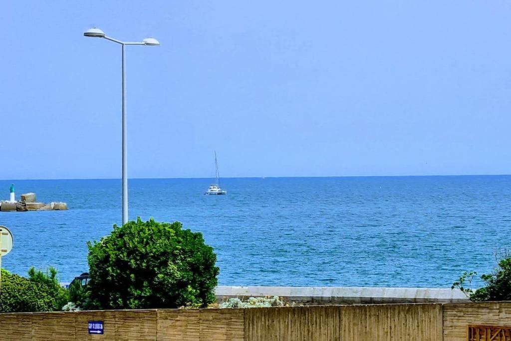 Le Marty 7 Vue Mer Centre Terrasse Garage Piscine Climatisation Sète Exteriör bild